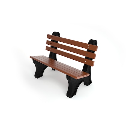 Frog Furnishings Brown 4' Comfort Park Avenue Bench PB 4BROCPAE